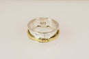 Stylish Contemporary Silver Spinner Ring