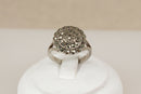 Stylish Art Deco Silver & Marcasite Statement Ring