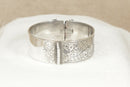 Stunning Vintage Solid Sterling Silver Cuff Bangle – Birmingham 1961