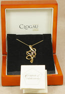 Stunning Clogau 9ct Gold & Amethyst Double Heart Pendant – Edinburgh 1981