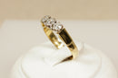 18ct Gold Diamond Trilogy Ring