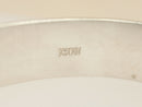 Vintage Solid Sterling Silver Floral Hinged Bangle – Birmingham 1961