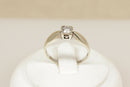 9ct White Gold Diamond Solitaire Ring
