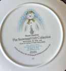 Royal Doulton Snowman Plate - Royal Doulton Walking In The Air Plate