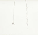 Silver, Star Cut Round Locket, with Crystal & Chain