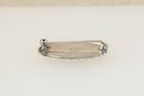 Art Deco Silver Butterfly Wing Brooch by T.L. Mott – “Desert Island” Scene