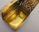 Georgian Solid Sterling Silver Vinaigrette Bir 1832 Francis Clark