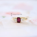 18ct Ruby & Diamond Ring by Tinsley & Co