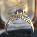 18ct Sapphire Diamond Ring