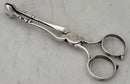 George II Pair of Silver Tea Tongs. London circa 1740, Jeremiah Lee.