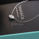 Tiffany & Co. Elsa Peretti Platinum & Diamond Pendant