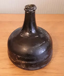 A Late Stuart Period, Hand Blown ,Onion Shaped Wine Bottle.