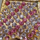 Vintage Rhinestone Handbag Brooch