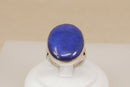 Gorgeous Vintage Sterling Silver Lapis Lazuli Designer Ring by Paul Edward Bunn – Birmingham 1990