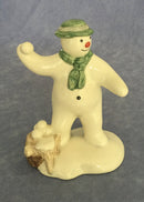 Royal Doulton Snowman figurine Royal Doulton Snowballing figurine DS22