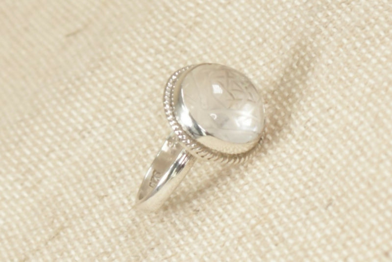 Silver & Quartz Statement Ring