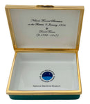 The 1806 River Thames Funeral Procession of Vice Admiral Lord Nelson, Enamel Box. After Daniel Turner.