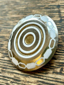 Modern Mid Century Swedish 1969 830 Silver Sporrog & Company Modernist Shield Brooch