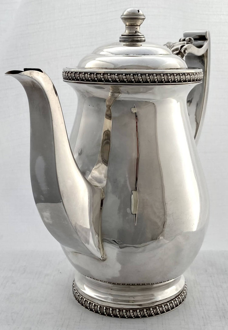 Georgian, George III, Silver Coffee Pot. London 1817 Charles Fox I. 20 troy ounces.