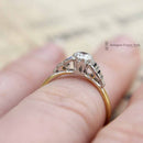 Art Deco Diamond Solitaire Ring