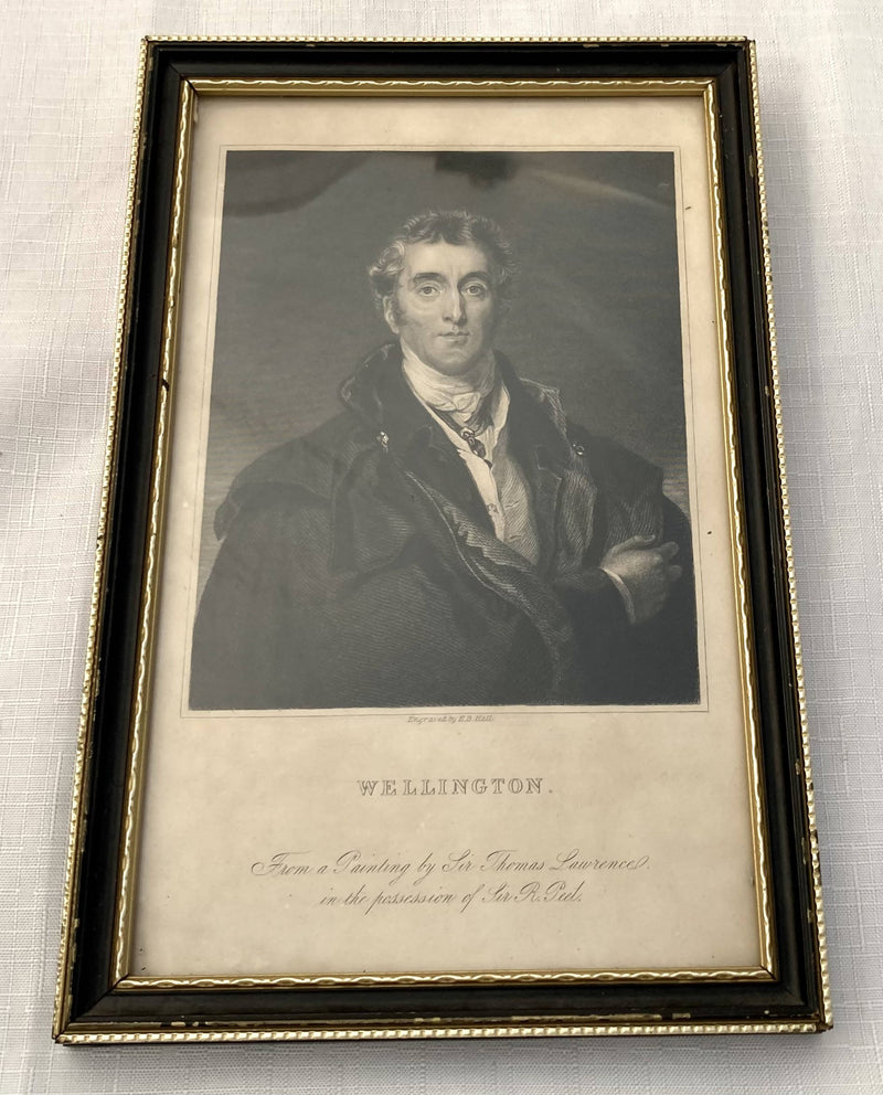 Duke of Wellington Engraving from a Painting by Sir Thomas Lawrence.