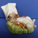 Royal Albert Beatrix Potter Figurine - Benjamin Wakes Up - Boxed