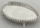 Georgian, George III, Old Sheffield Plate Galleried Teapot Stand, circa 1780 - 1800.