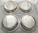 Georgian Set of Four Old Sheffield Plate Circular Entree Dishes & Covers, circa 1810 - 1830.