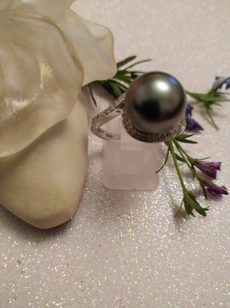 New Tahitian Pearl Ring Size S