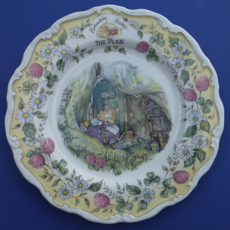 Royal Doulton Brambly Hedge Plate The Plan