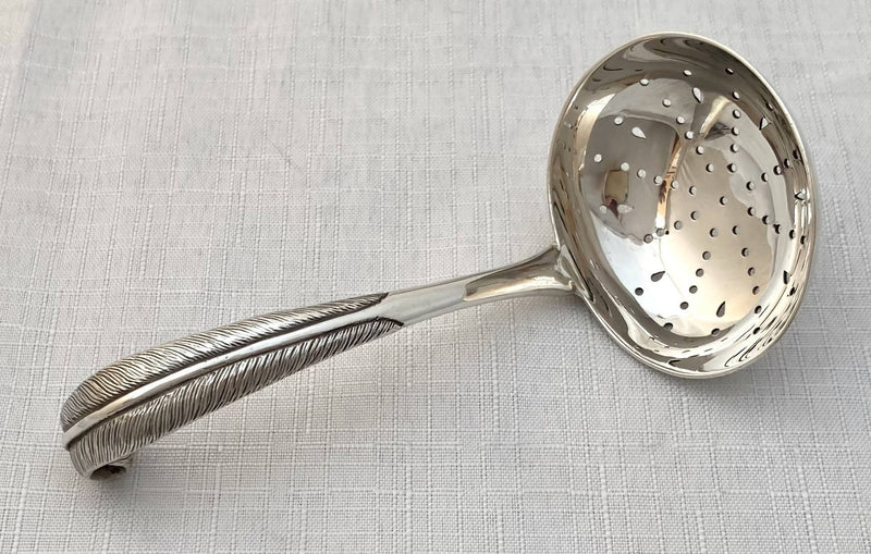 Elizabeth II Silver Bowl & Sifter Ladle for the Investiture of Charles, Prince of Wales. London 1968 Asprey & Co. Ltd. 17.4 troy ounces.