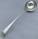Georgian, George III, Greyhound Crested Silver Soup Ladle. London 1773 Thomas Ellis. 5.5 troy ounces.