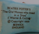 Beswick Beatrix Potter Figurine - Old Woman Who Lived In A Shoe BP3B