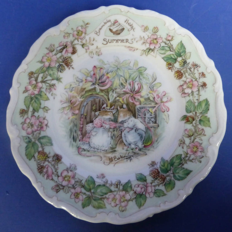 Royal Doulton Brambly Hedge Tea Plate Summer