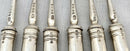 Victorian Oak Cased Silver Fruit Service for Twelve. London 1887/88 Goldsmiths Alliance.