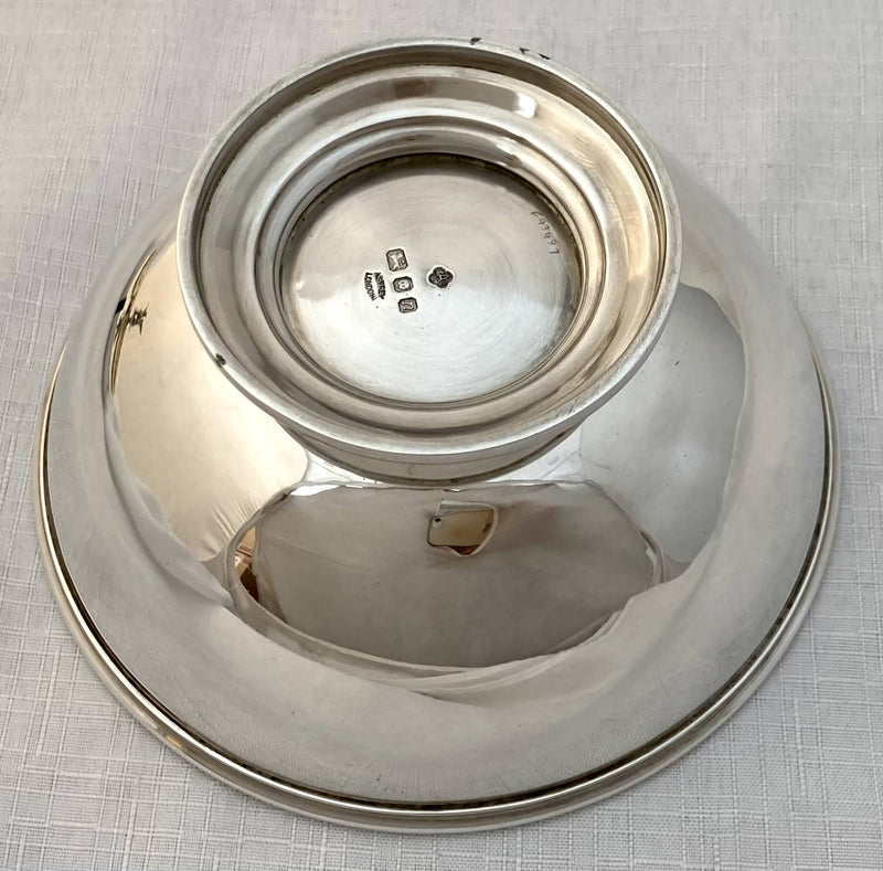 Elizabeth II Silver Bowl & Sifter Ladle for the Investiture of Charles, Prince of Wales. London 1968 Asprey & Co. Ltd. 17.4 troy ounces.