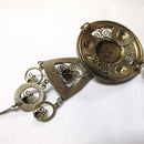 Antique Silver and Enamel Brooch