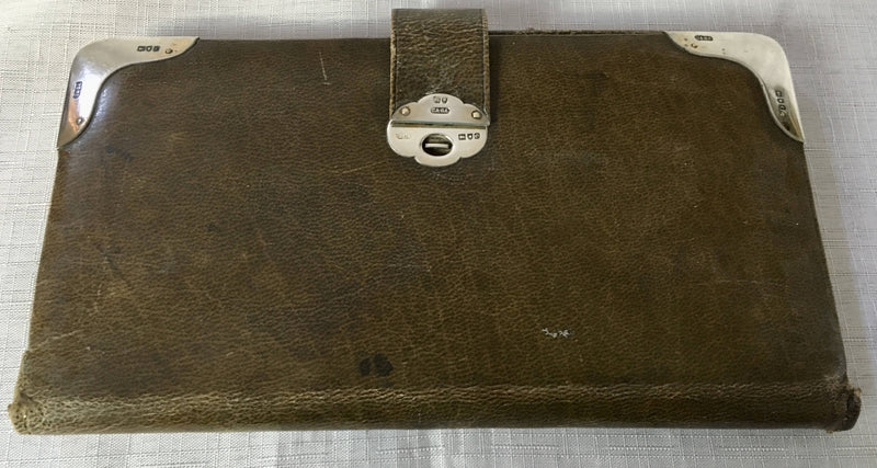 Asprey Late Victorian silver mounted aide memoire & card case. London 1900/01 Charles Asprey & George Asprey.