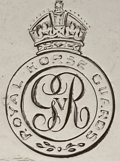 Silver Salver for Captain Lord A. St. C. S. Leveson-Gower M.C. Royal Horse Guards. London 1917 Thomas Bradbury. 43 troy ounces.