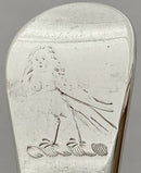Georgian, George II, Six Hanoverian Pattern Silver Tablespoons. London 1740 Edward Bayley. 13.7 troy ounces.