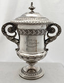 Georgian, George IV, Silver Cup & Cover, Hunting & Coursing Interest. London 1824 Joseph Angell I. 43.6 troy ounces.