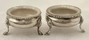 Georgian, George III, Pair of Silver Salts. London 1764. 3 troy ounces.