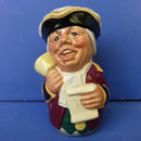Royal Doulton Doultonville Toby Jug - Mr Tonsil The Town Crier D6713
