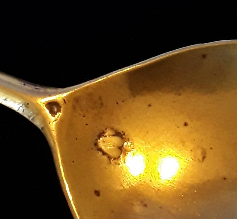 A Stuart Period Brass Apostle Spoon.