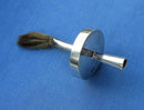 Antique Silver & Cut Glass Glue Pot/Brush/Hallmarked Birmingham 1910