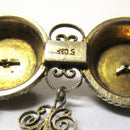 Antique Silver and Enamel Brooch by Marius Hammer