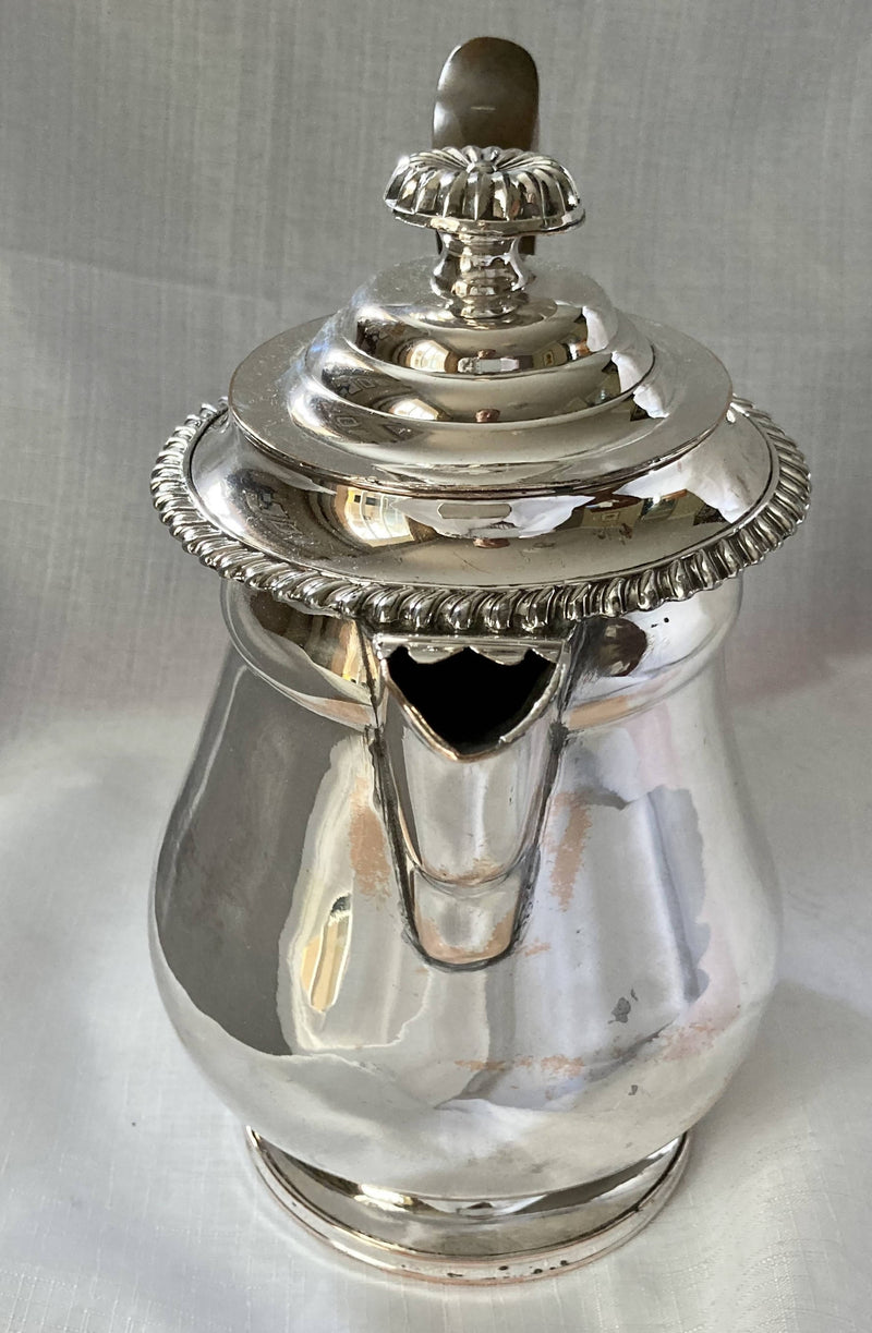 Georgian, George IV, Old Sheffield Plate Coffee Pot, circa 1820.