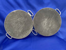 Georgian, George III, Pair of Crested Old Sheffield Plate Heated Dishes, circa 1800 - 1810.