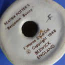 Beswick Beatrix Potter Figurine Benjamin Bunny (Ears In, Shoes In) BP3B