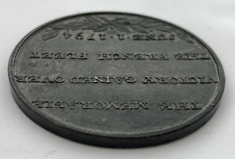 The Glorious First of June Medal, Bust of Admiral Earl Howe.